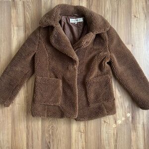 Brown Faux Fur Coat